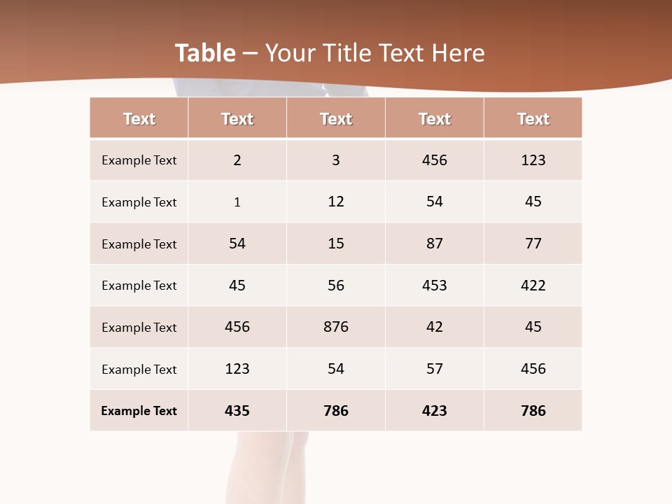 Face Fashion Person PowerPoint Template