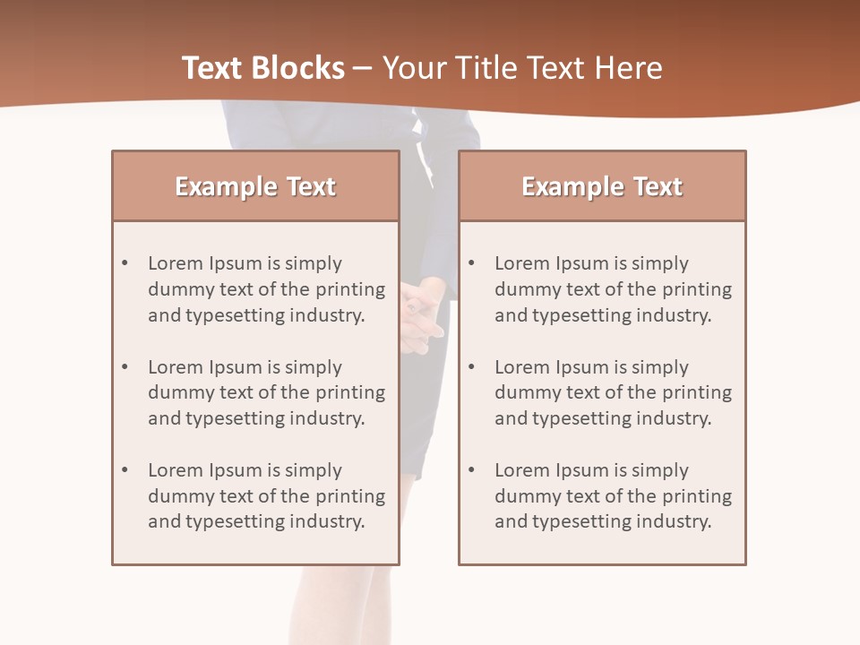 Face Fashion Person PowerPoint Template