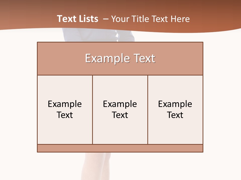 Face Fashion Person PowerPoint Template