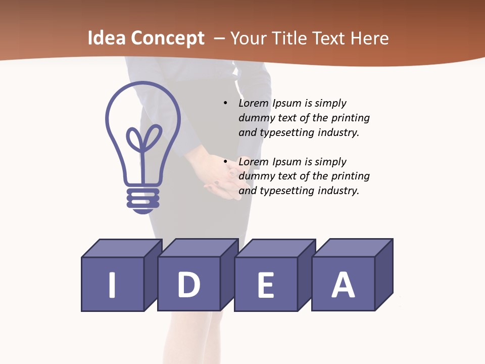 Face Fashion Person PowerPoint Template