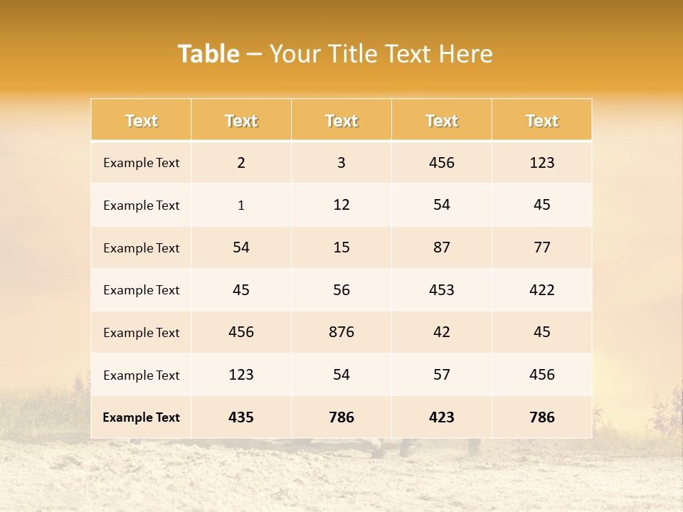 Ranch Tale Draft PowerPoint Template