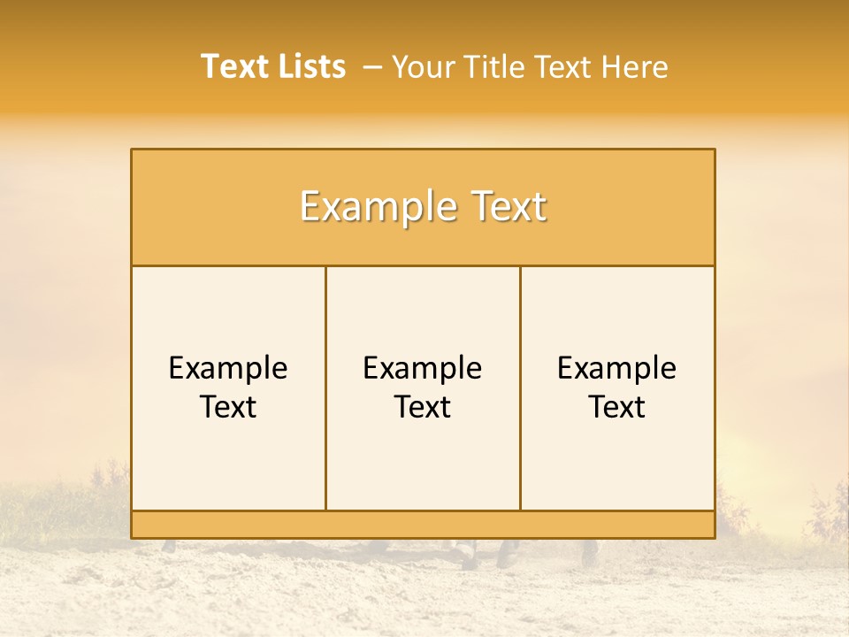 Ranch Tale Draft PowerPoint Template