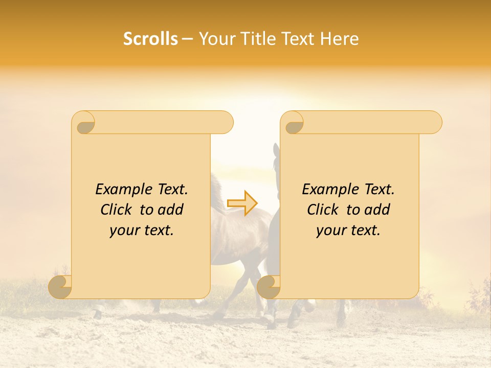 Ranch Tale Draft PowerPoint Template