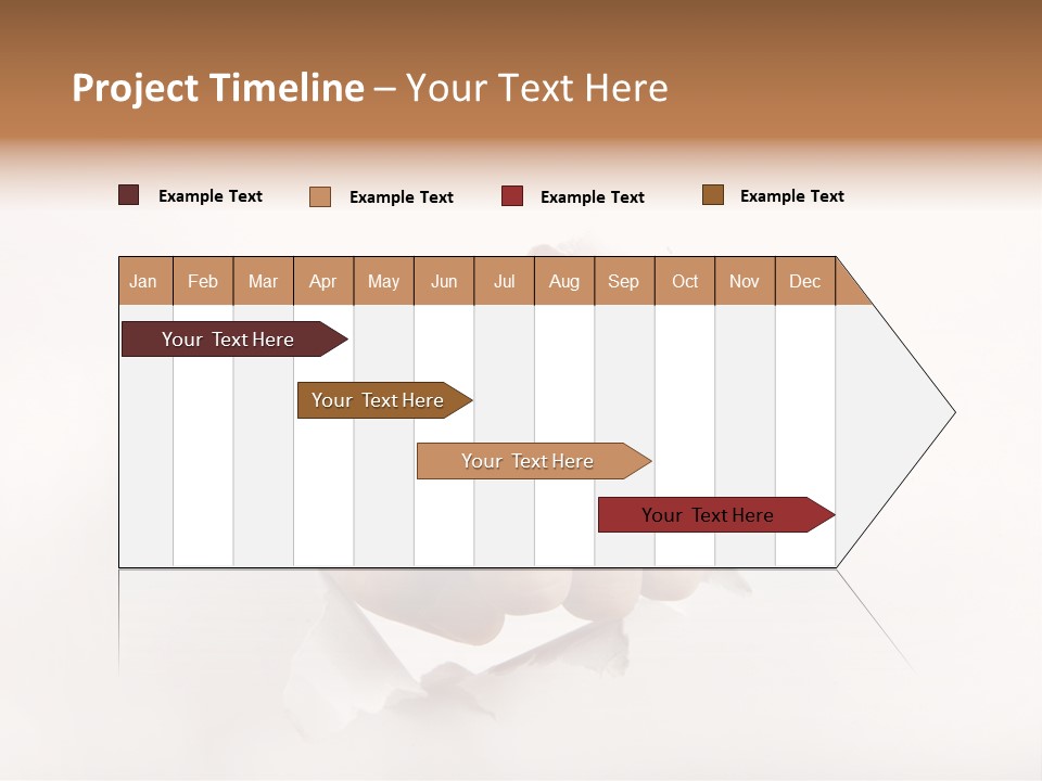 Hole Attention Damaged PowerPoint Template