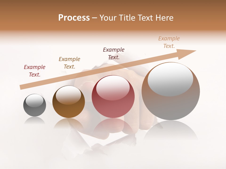 Hole Attention Damaged PowerPoint Template