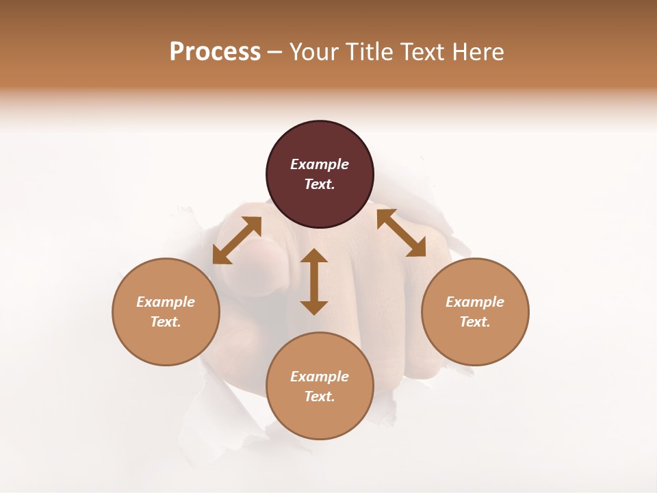 Hole Attention Damaged PowerPoint Template