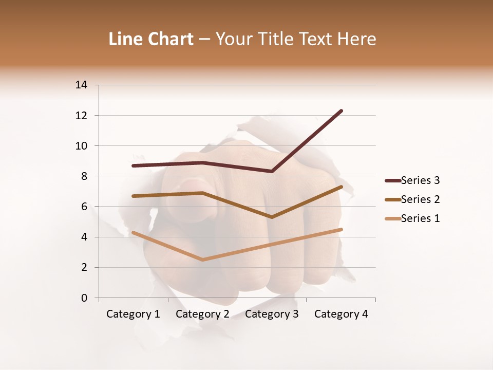 Hole Attention Damaged PowerPoint Template