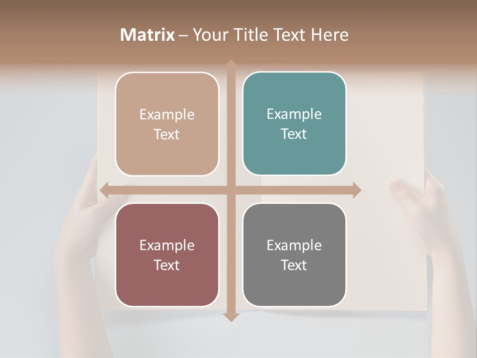 Men Book Holding PowerPoint Template