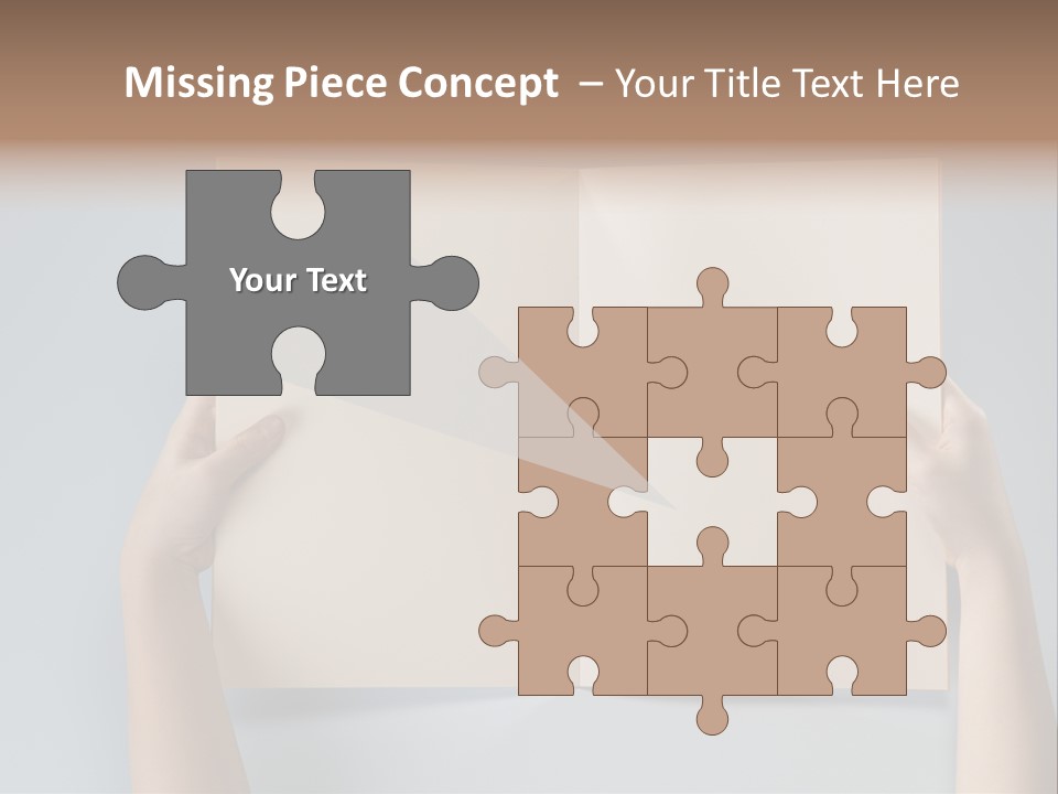 Men Book Holding PowerPoint Template