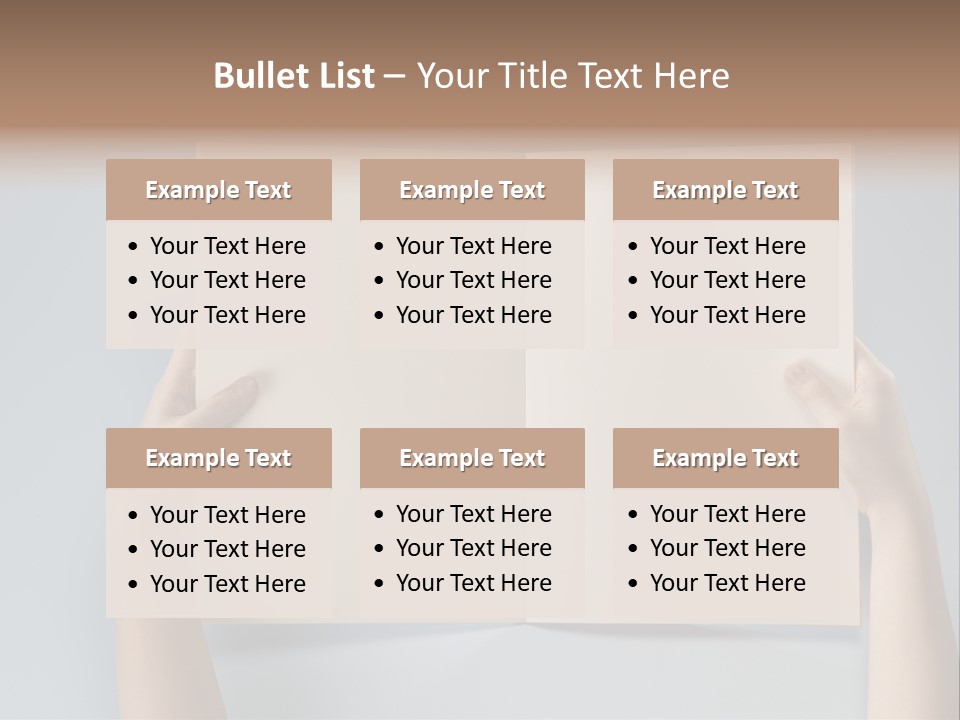 Men Book Holding PowerPoint Template