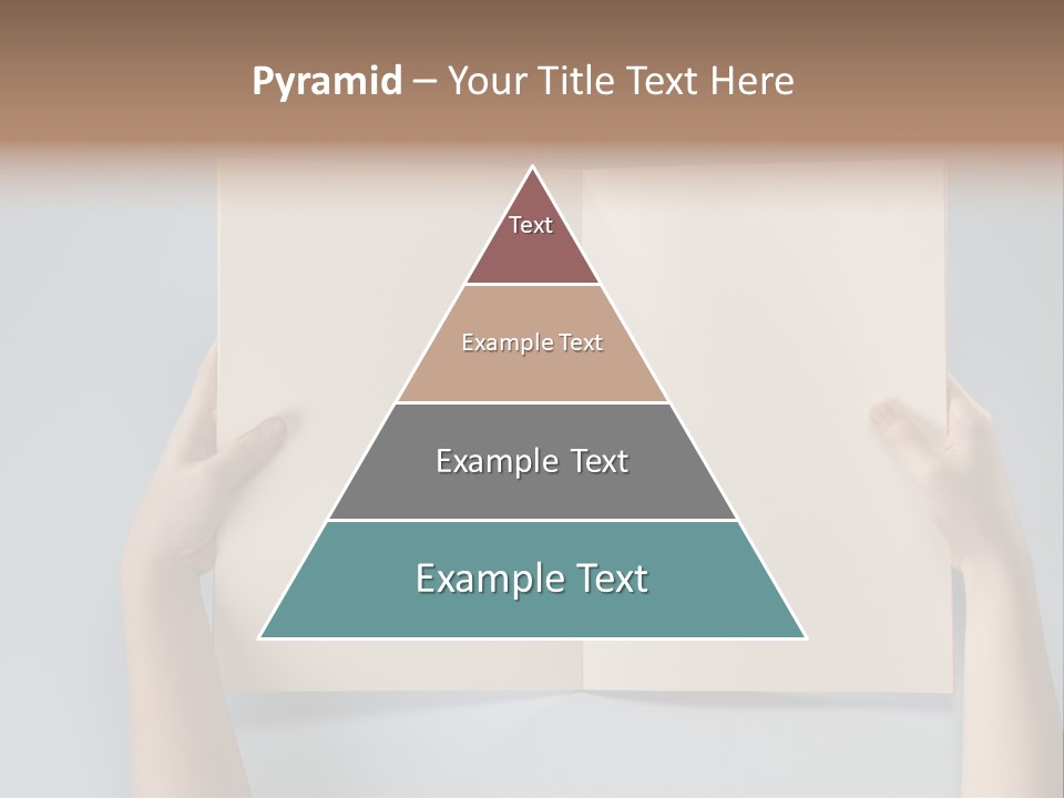 Men Book Holding PowerPoint Template