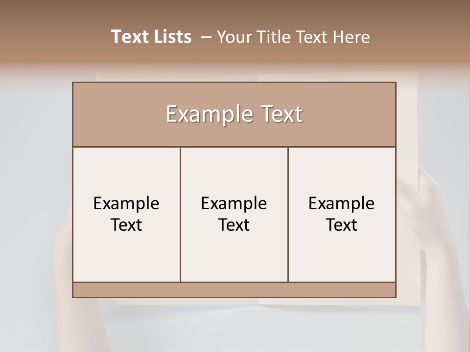 Men Book Holding PowerPoint Template