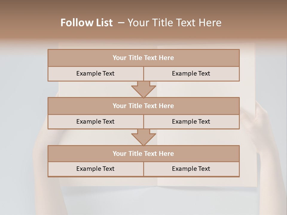 Men Book Holding PowerPoint Template