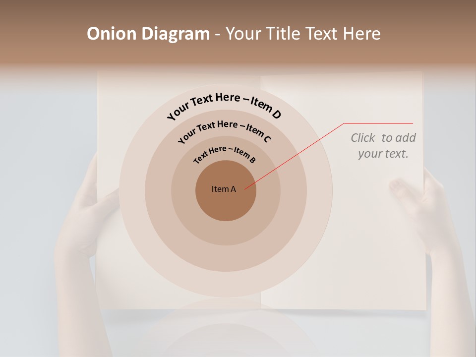 Men Book Holding PowerPoint Template