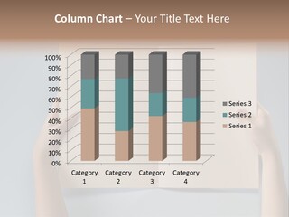 Men Book Holding PowerPoint Template