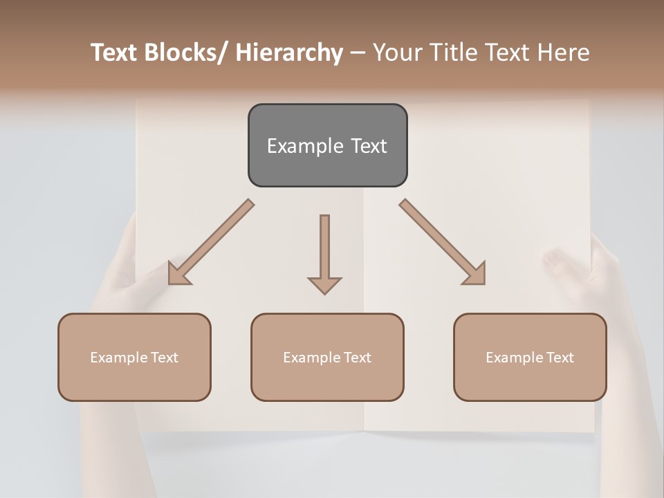 Men Book Holding PowerPoint Template