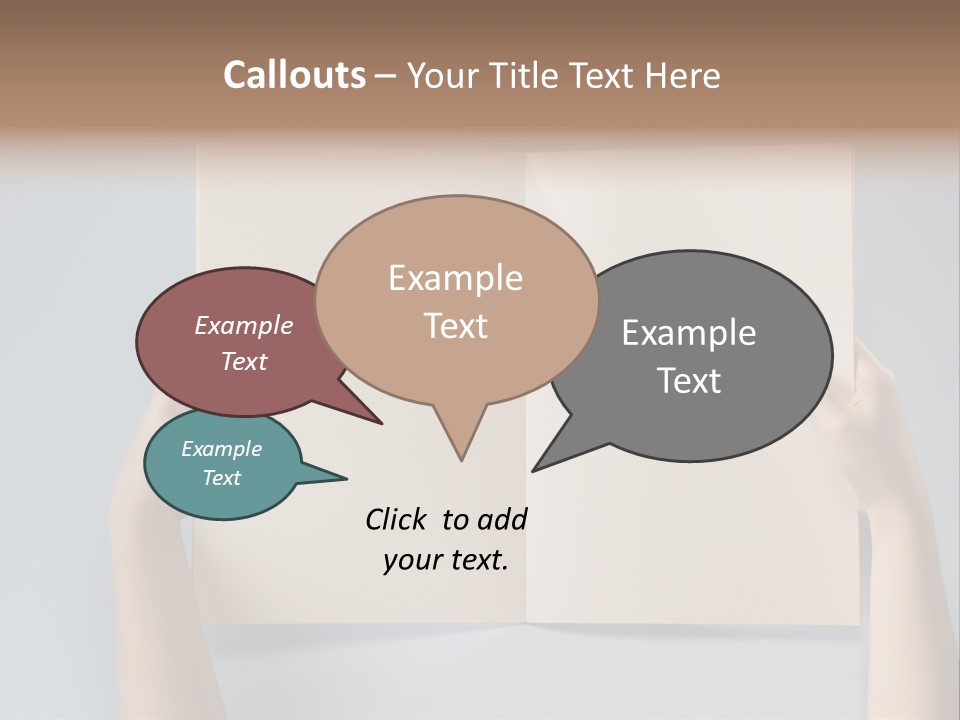 Men Book Holding PowerPoint Template