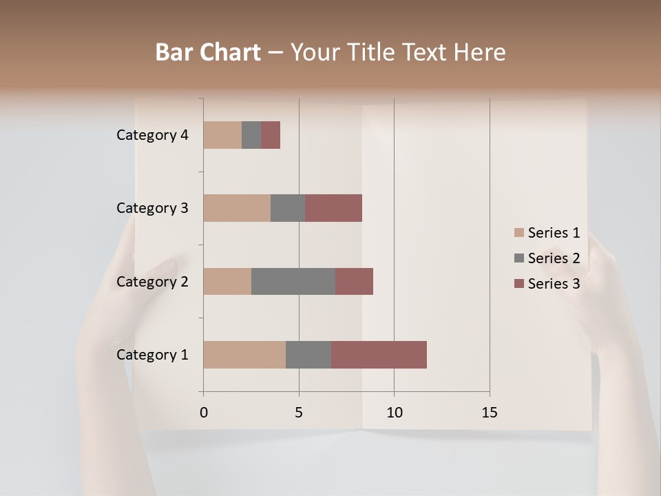 Men Book Holding PowerPoint Template