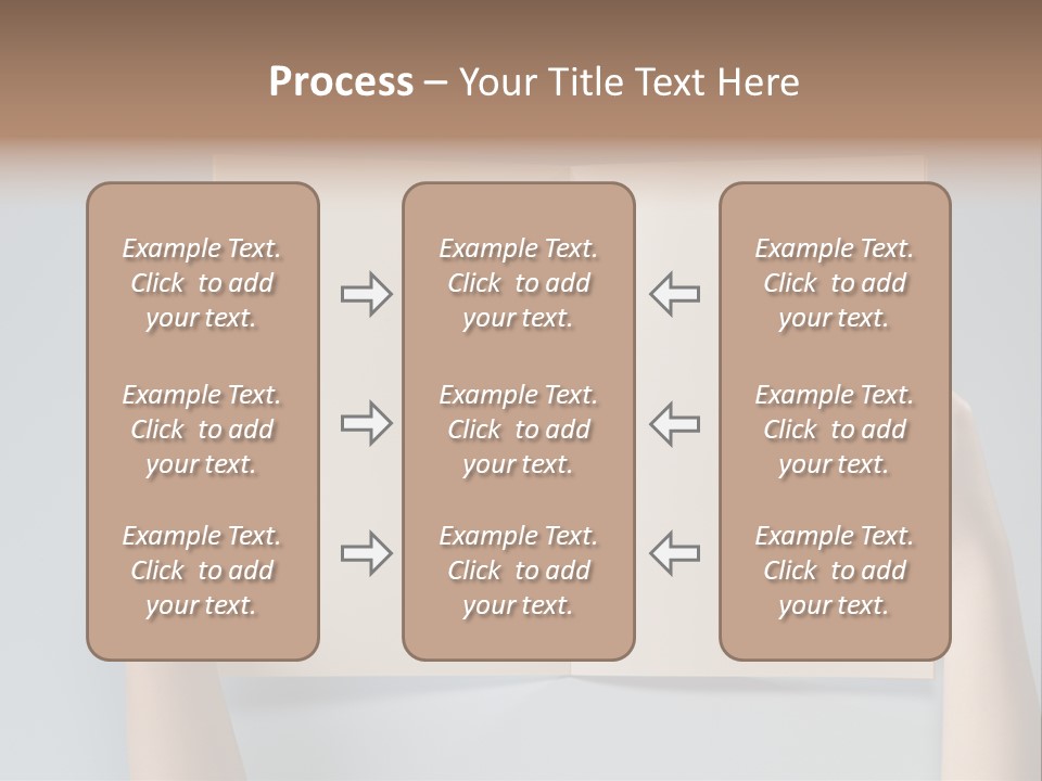 Men Book Holding PowerPoint Template