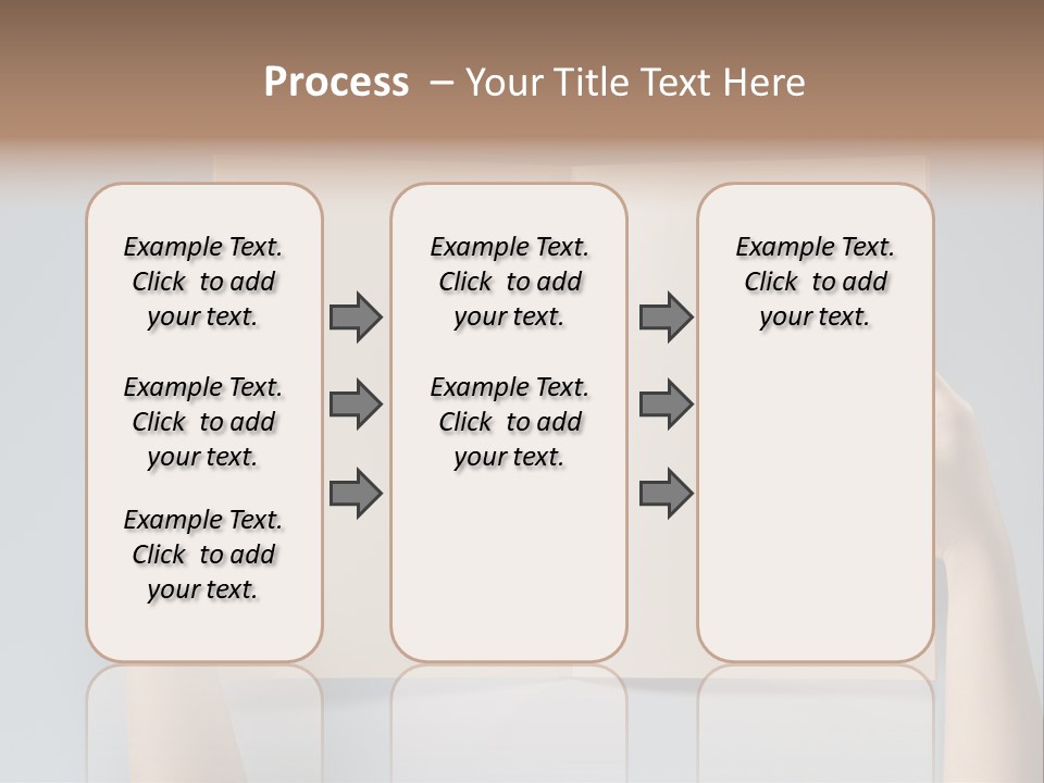 Men Book Holding PowerPoint Template