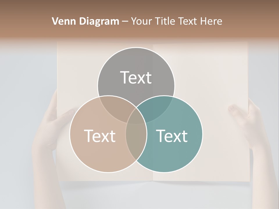 Men Book Holding PowerPoint Template