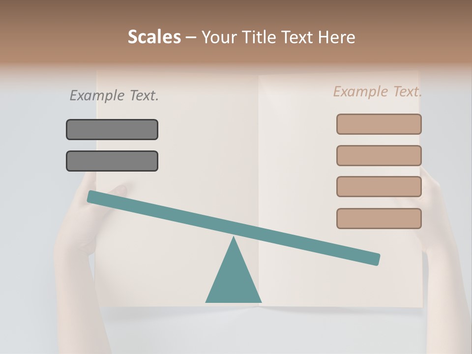 Men Book Holding PowerPoint Template