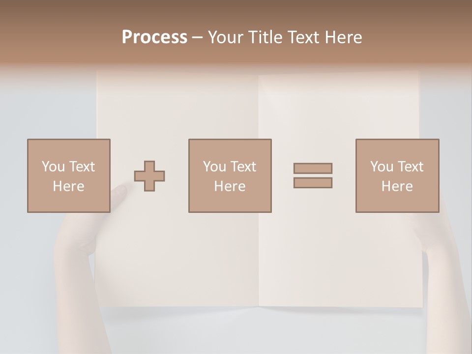 Men Book Holding PowerPoint Template
