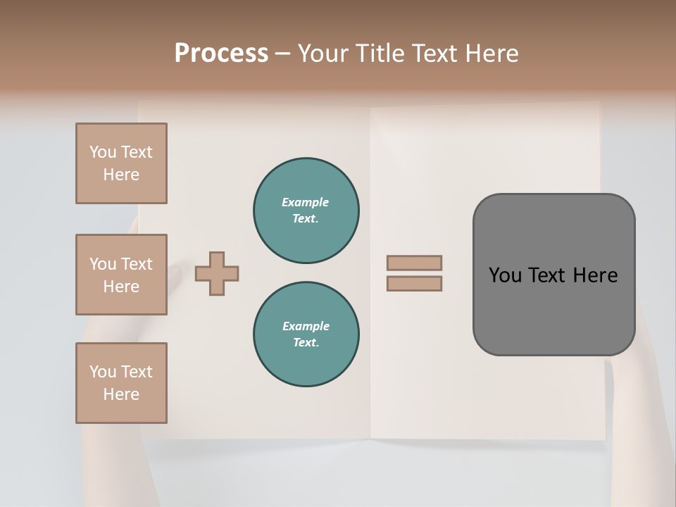 Men Book Holding PowerPoint Template