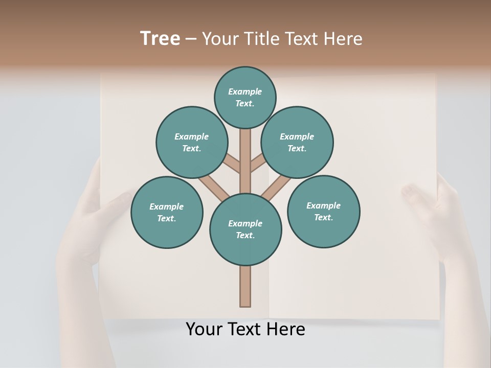 Men Book Holding PowerPoint Template