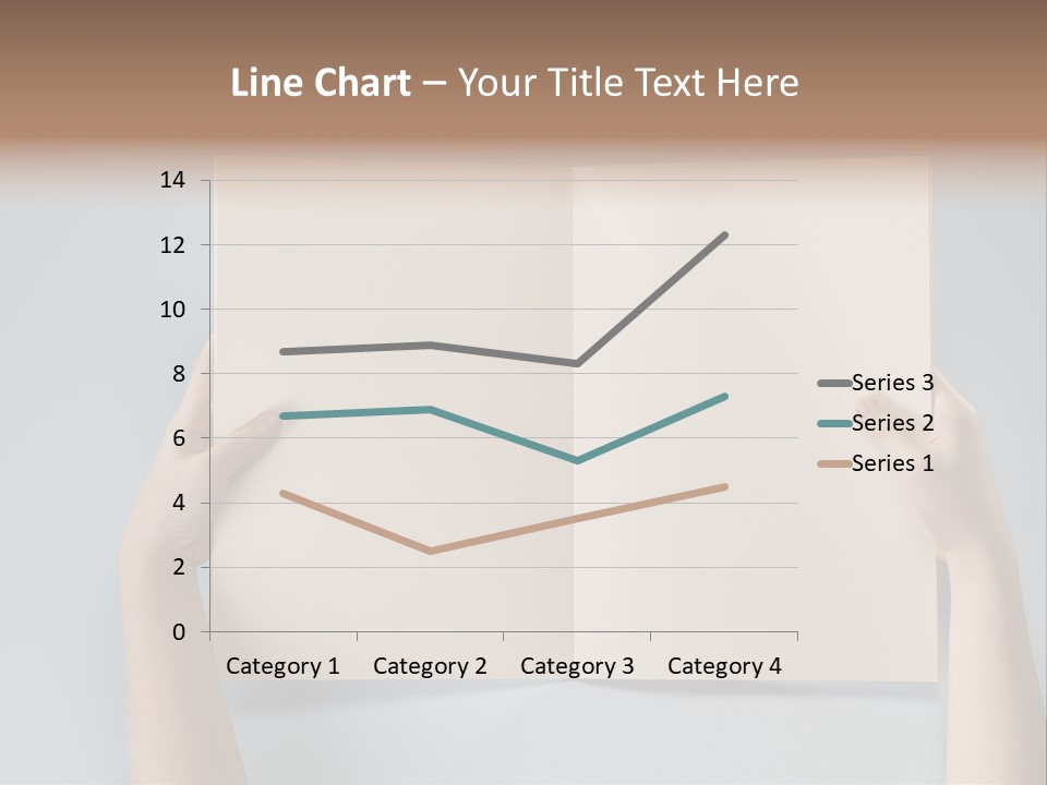 Men Book Holding PowerPoint Template