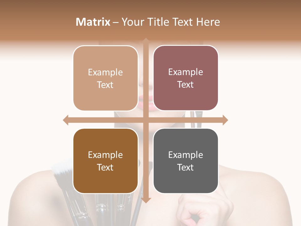 Girl Pretty Application PowerPoint Template