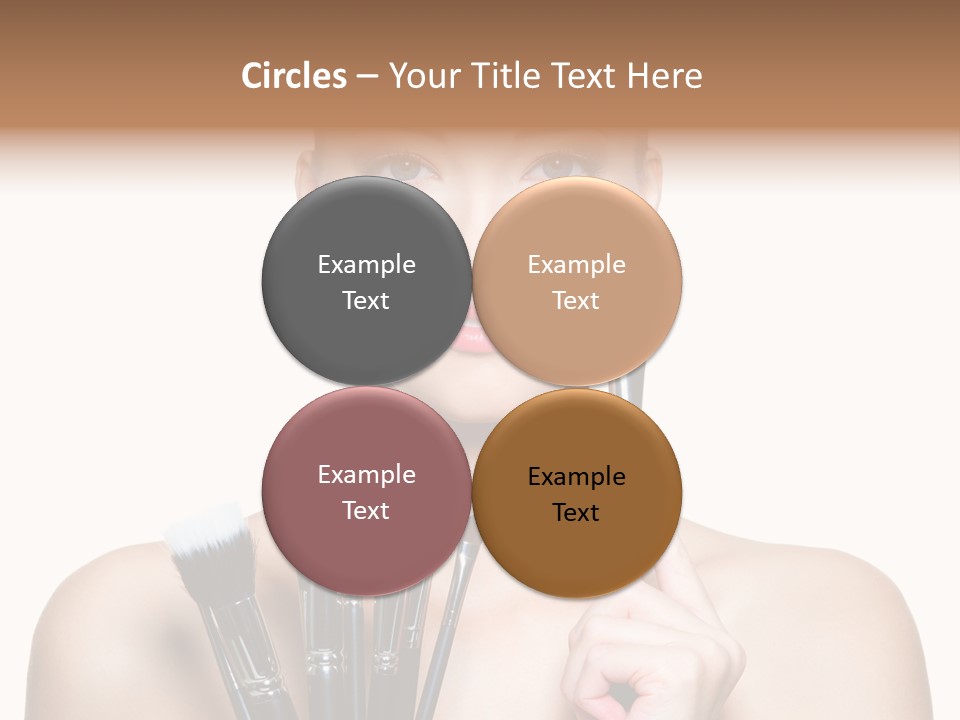 Girl Pretty Application PowerPoint Template