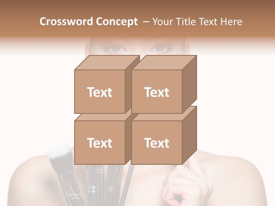 Girl Pretty Application PowerPoint Template