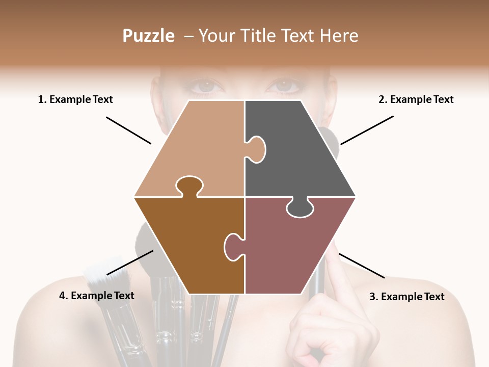 Girl Pretty Application PowerPoint Template