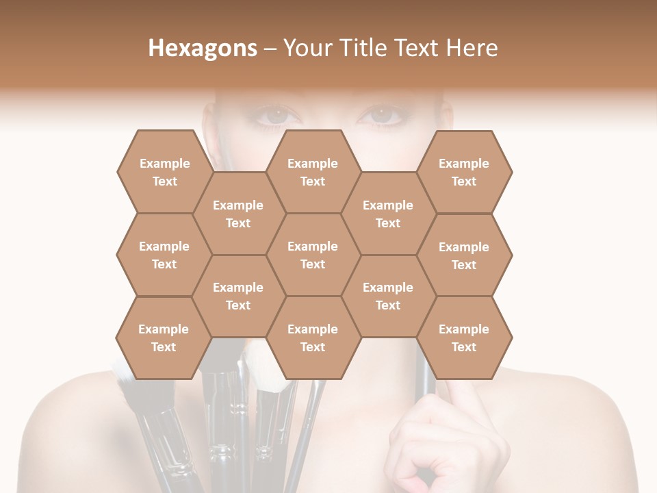 Girl Pretty Application PowerPoint Template