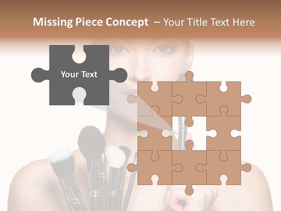 Girl Pretty Application PowerPoint Template