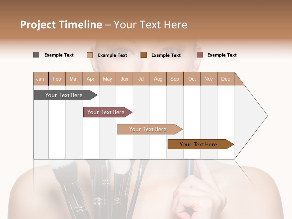 Girl Pretty Application PowerPoint Template
