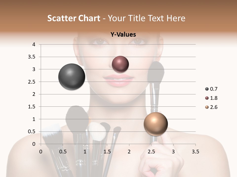 Girl Pretty Application PowerPoint Template