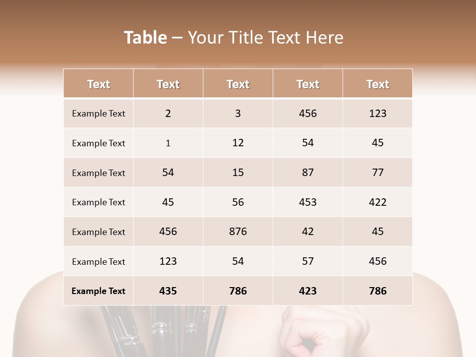 Girl Pretty Application PowerPoint Template
