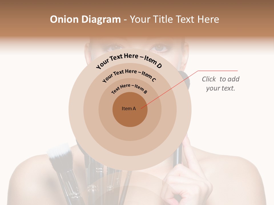 Girl Pretty Application PowerPoint Template