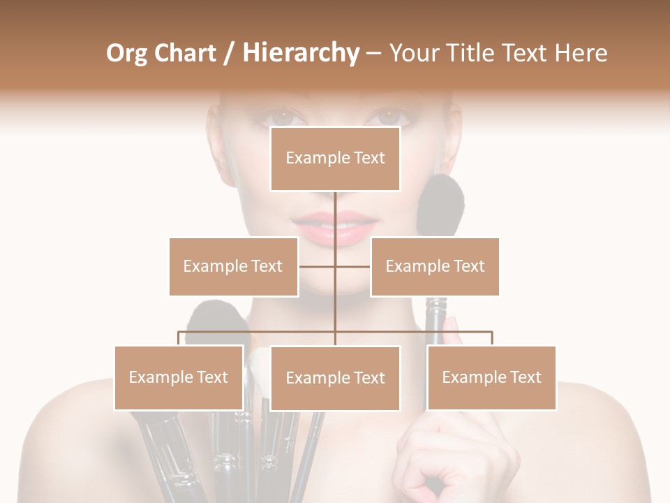 Girl Pretty Application PowerPoint Template