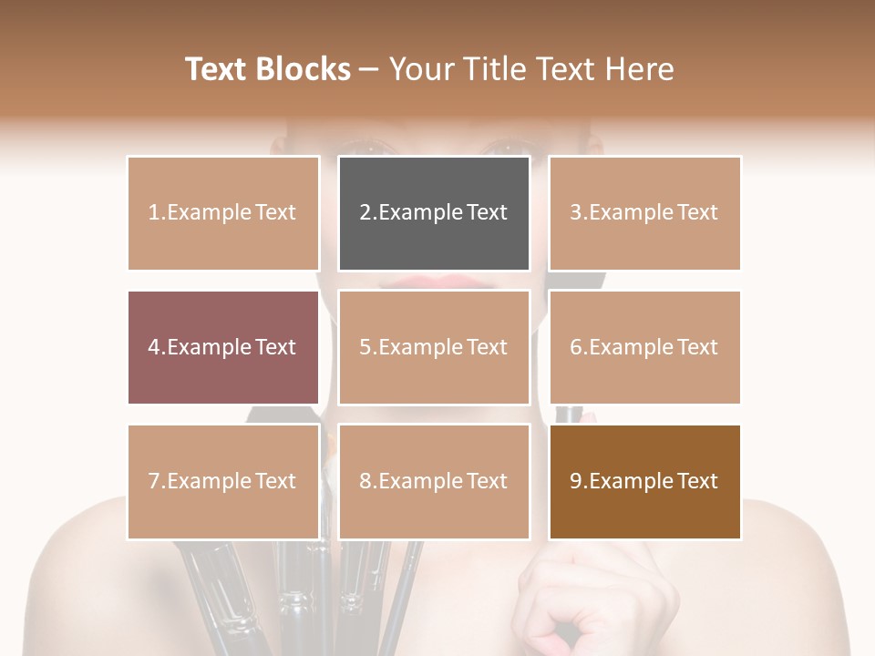 Girl Pretty Application PowerPoint Template