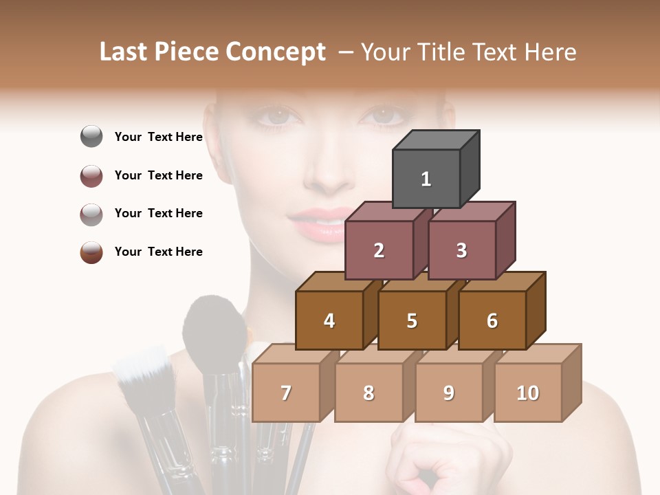 Girl Pretty Application PowerPoint Template