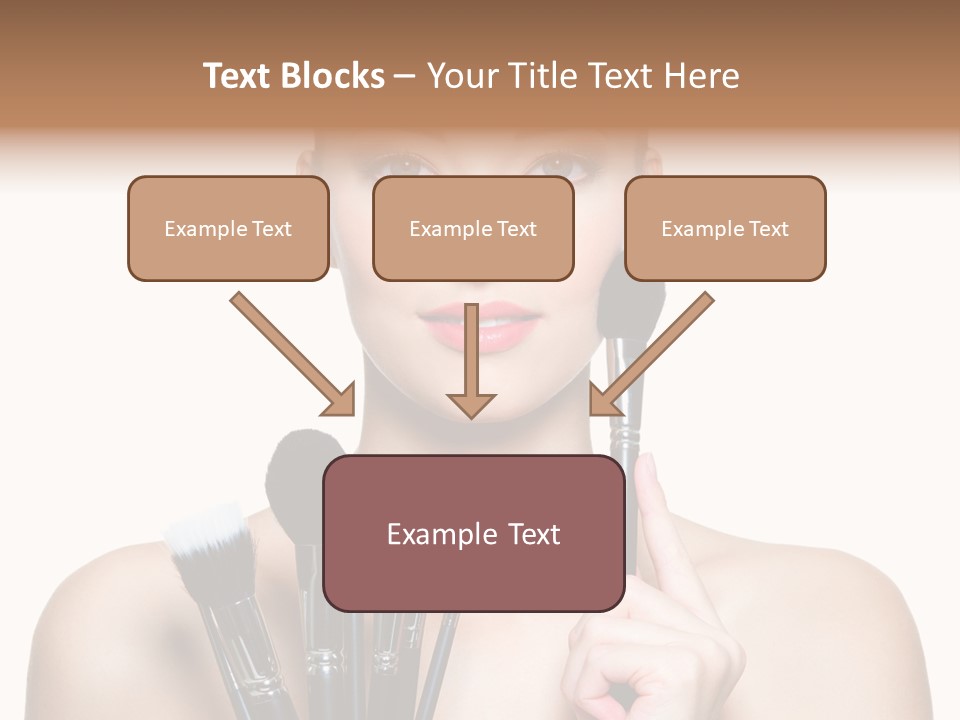 Girl Pretty Application PowerPoint Template