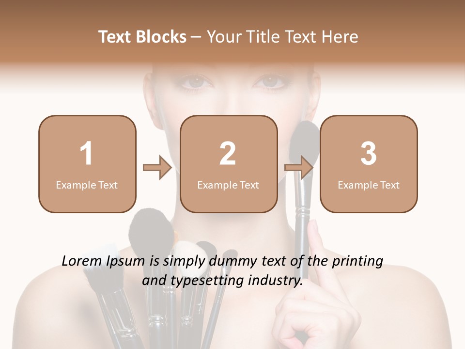 Girl Pretty Application PowerPoint Template