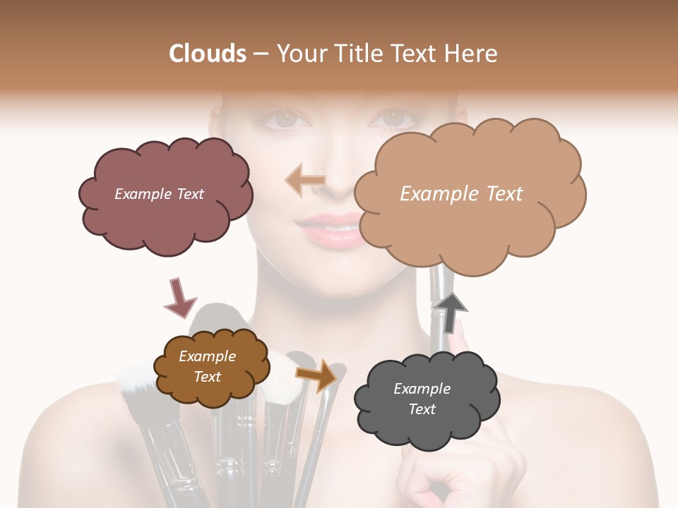 Girl Pretty Application PowerPoint Template