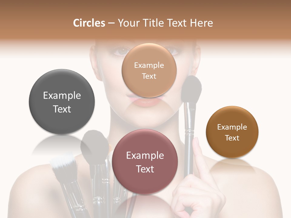 Girl Pretty Application PowerPoint Template