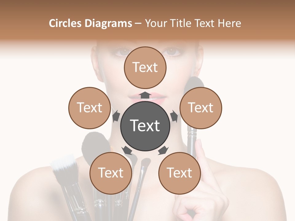 Girl Pretty Application PowerPoint Template