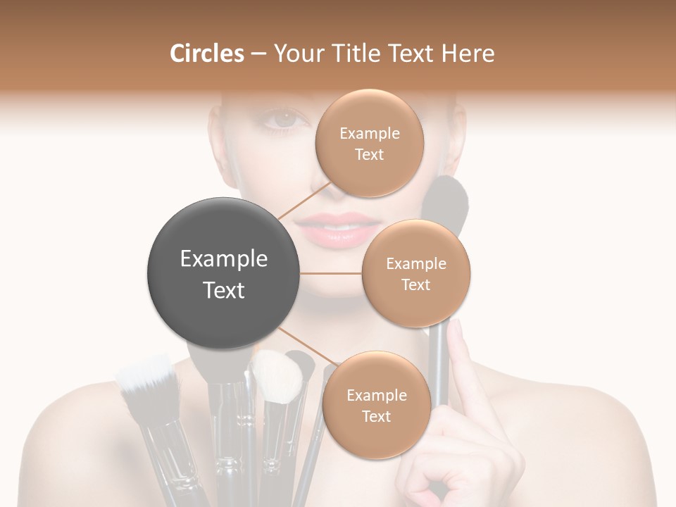 Girl Pretty Application PowerPoint Template