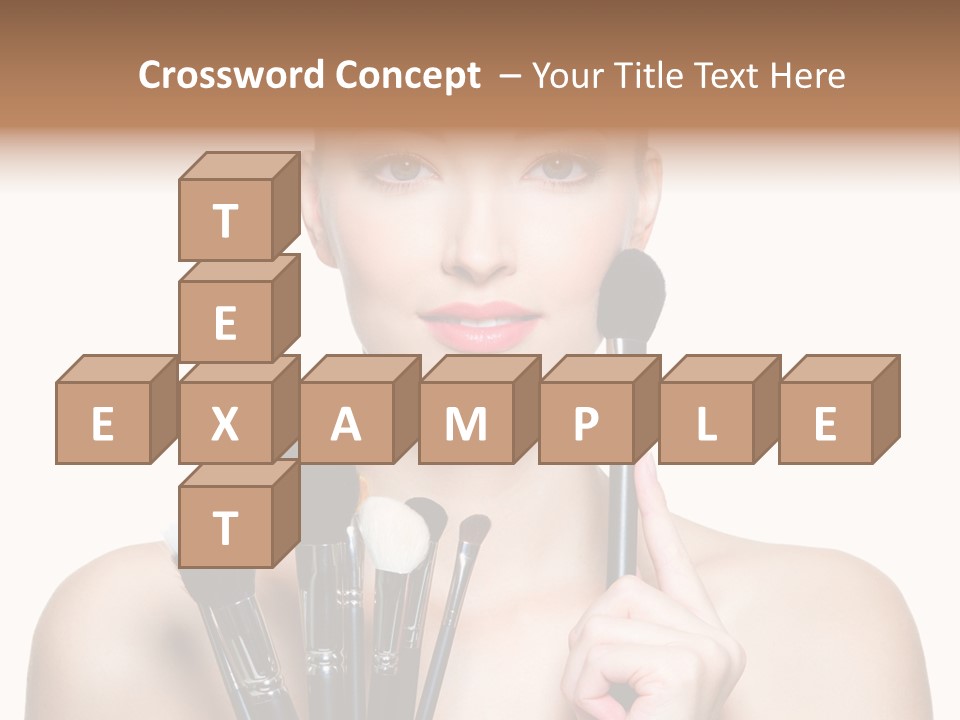 Girl Pretty Application PowerPoint Template